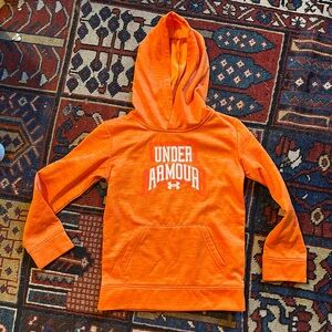 Under Armour Kids Vibrant Orange Hoodie NWOT